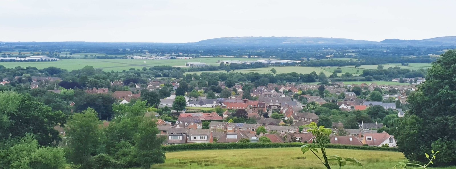 How much has property increased in value in and around Churchdown?