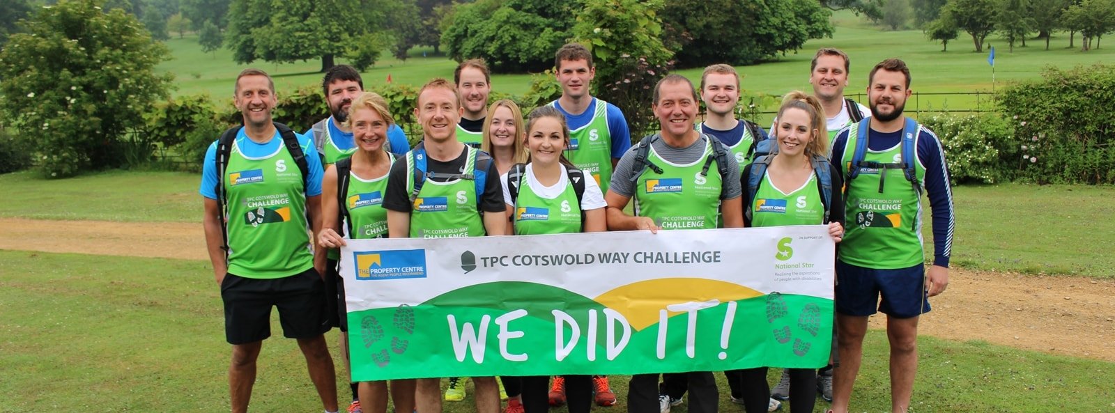The Property Centre Team Finish The Cotswold Way Challenge