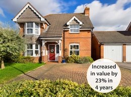 How much have homes increased in value in Abbeymead, Abbeydale & Hucclecote?